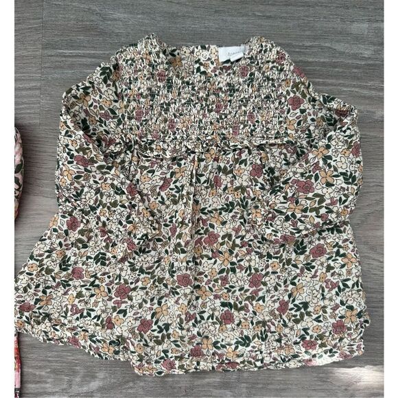 Angel Dear 6-12 Months Floral Baby Girl Bundle (Jumpsuit and Tunic with pants) - Picture 8 of 8